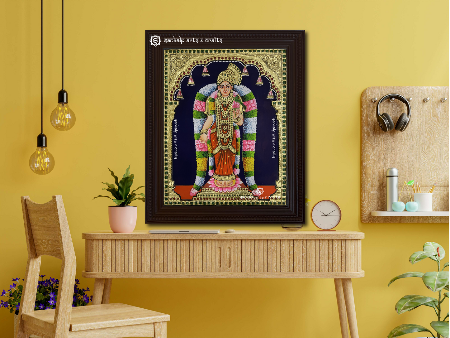 Andal Tanjore Painting
