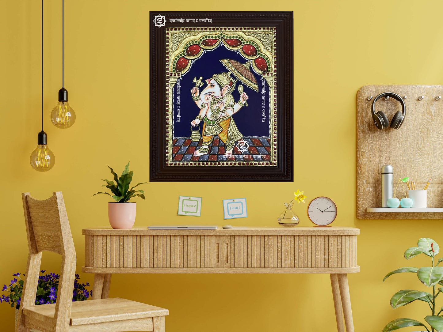 Kodai Vinagayar Tanjore Painting