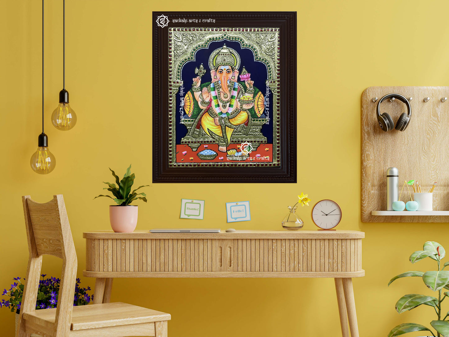 Ganesha Tanjore Painting