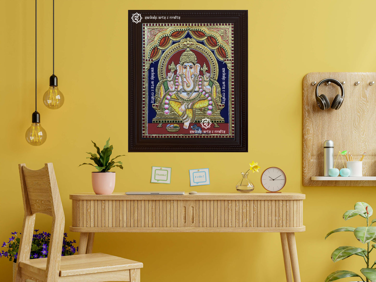 Ganesha Tanjore Painting