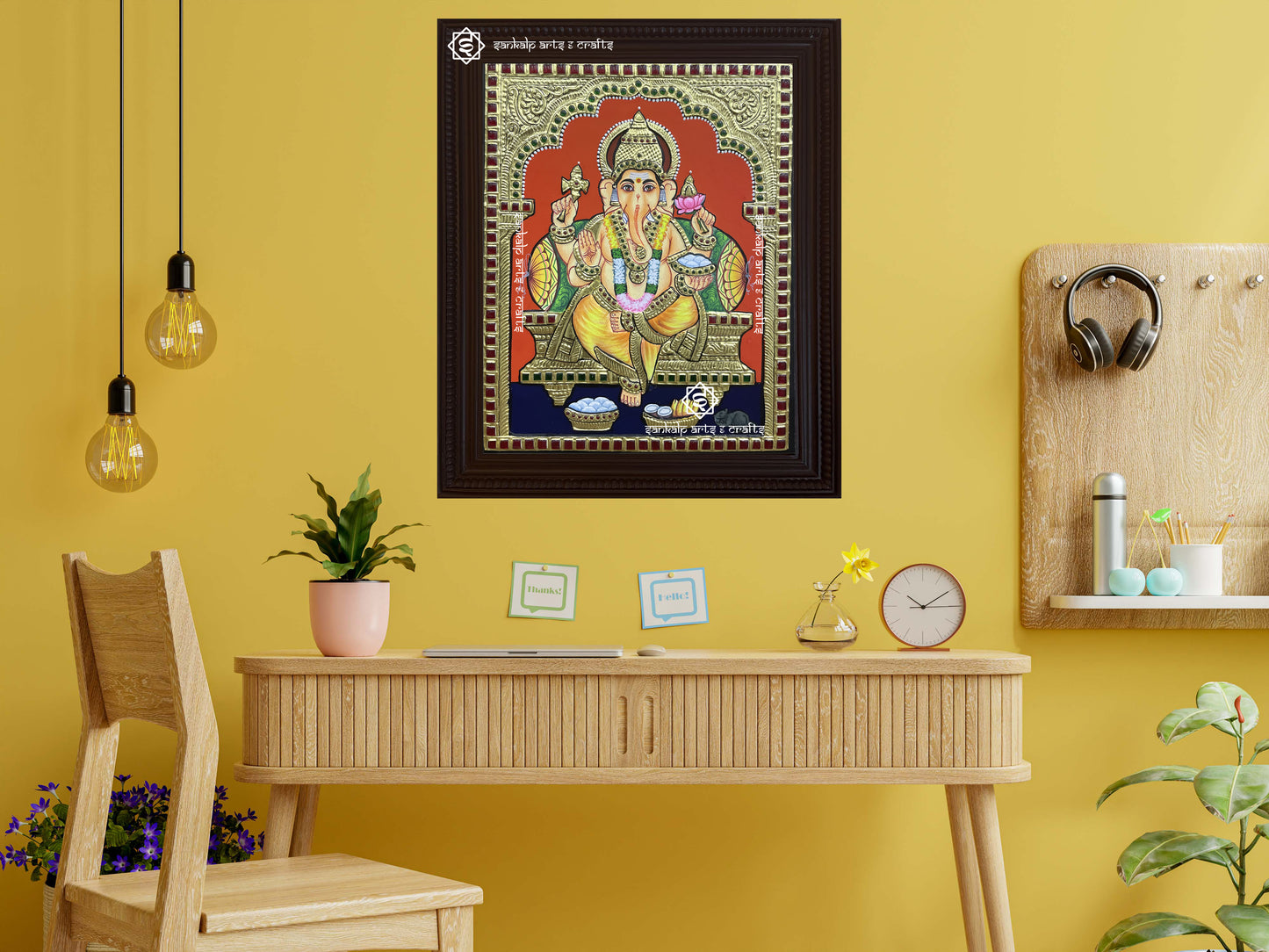 Ganesha Tanjore Painting