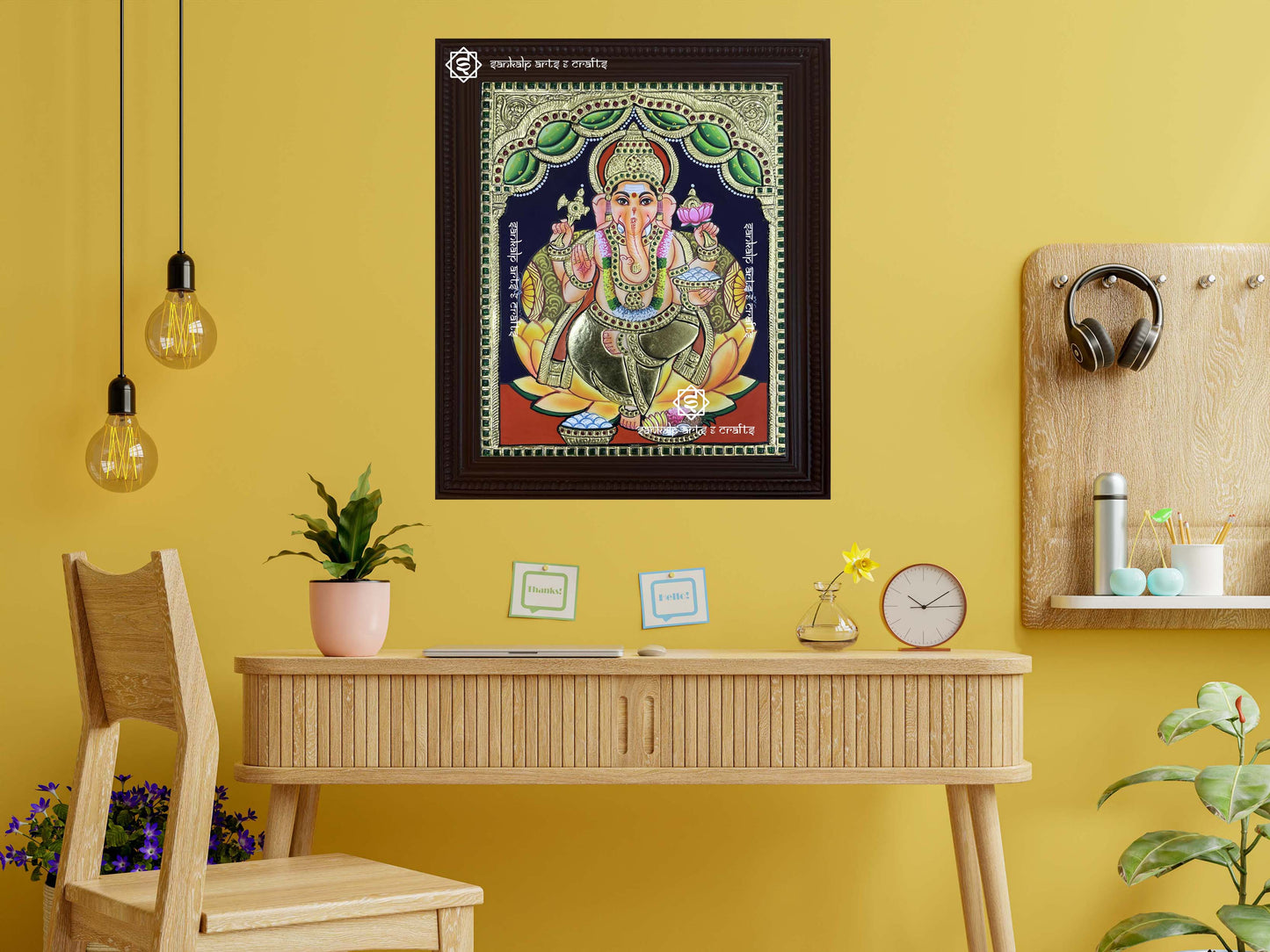Ganesha Tanjore Painting