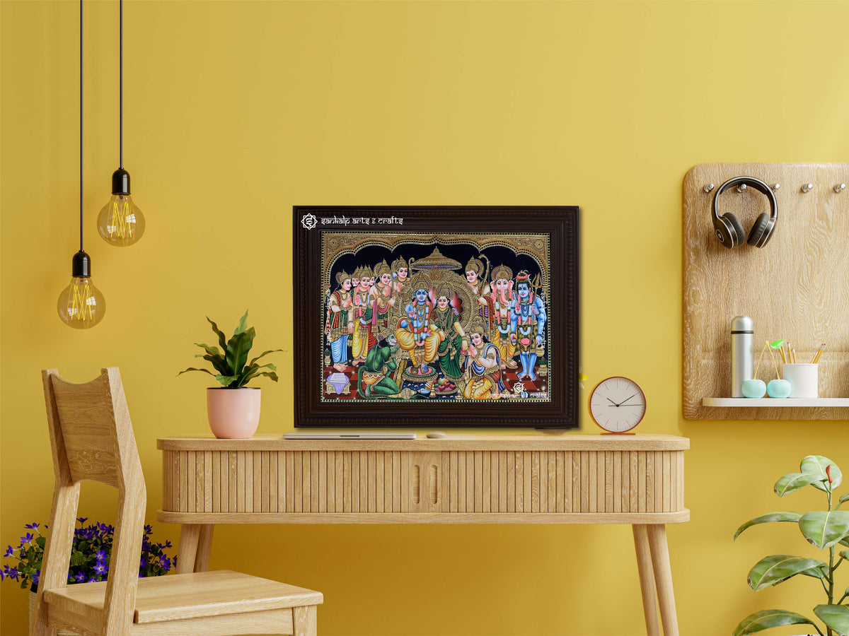 Ram Darbar Tanjore Painting