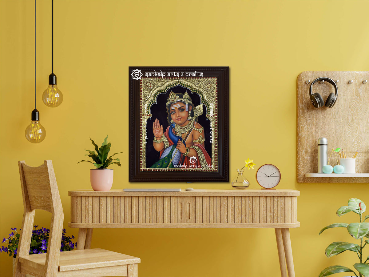 Murugan Tanjore Painting