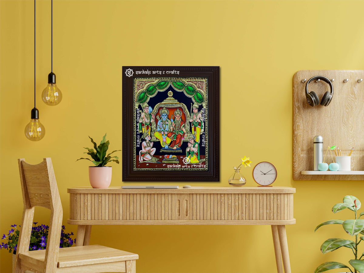 Ram Darbar Tanjore Painting