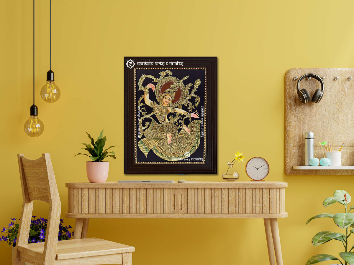 Indonesian Sita Tanjore Painting