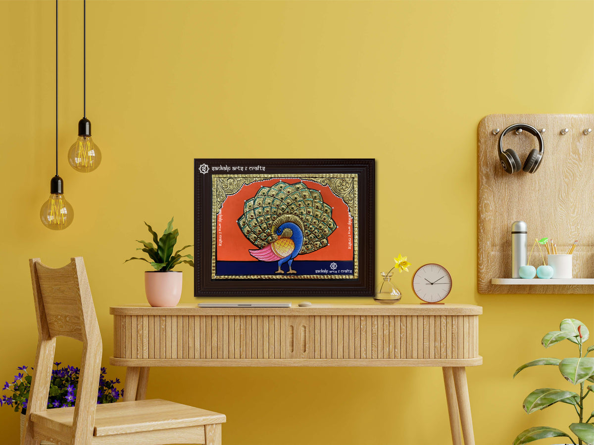 Peacock Tanjore Painting