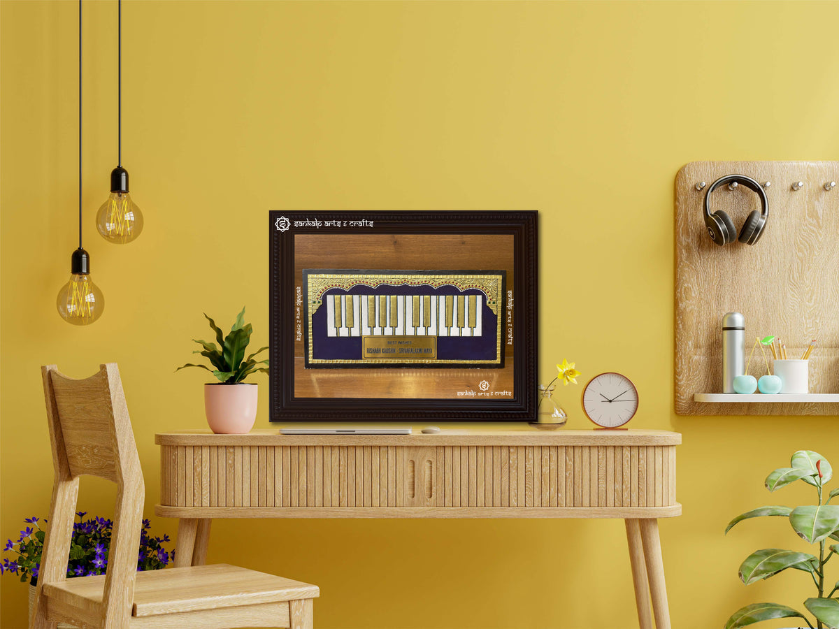 Keyboard Tanjore Painting