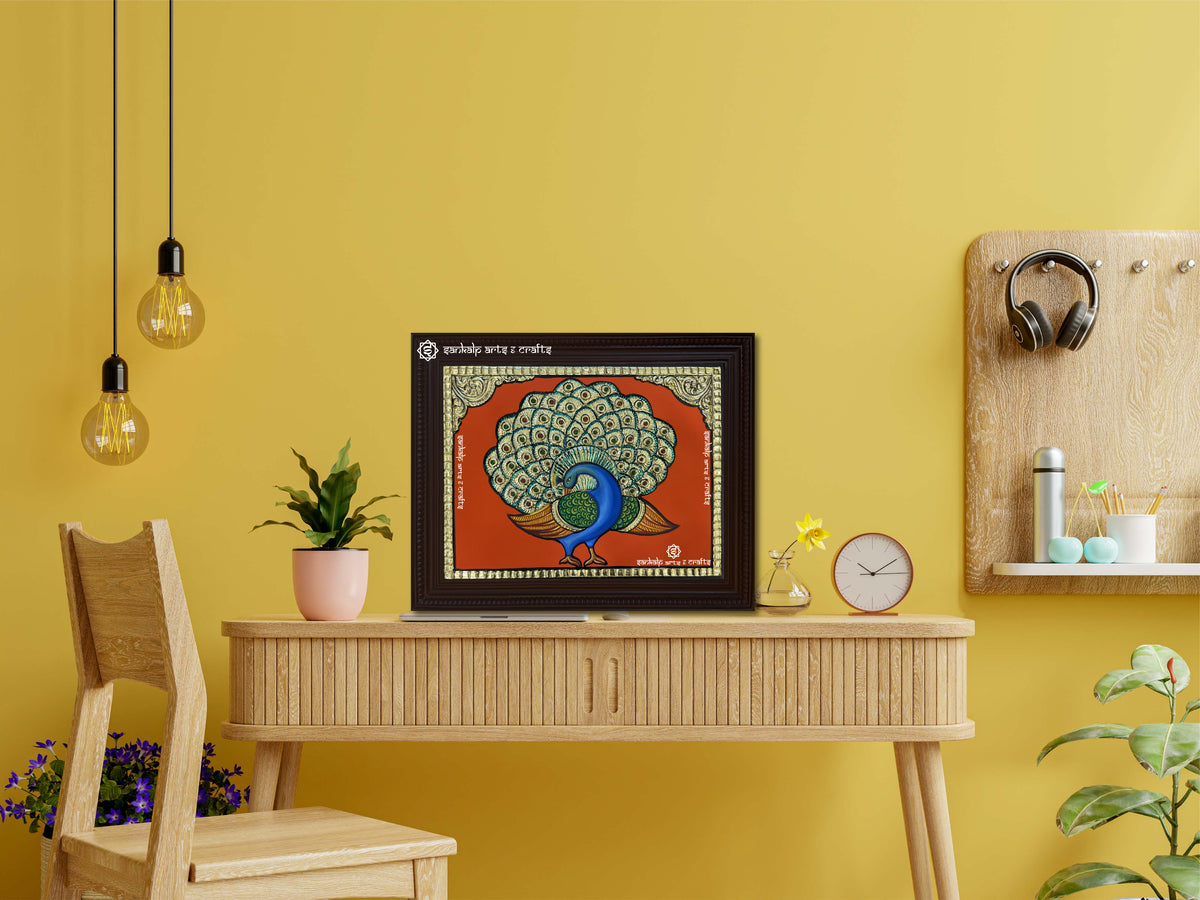 Peacock Tanjore Painting