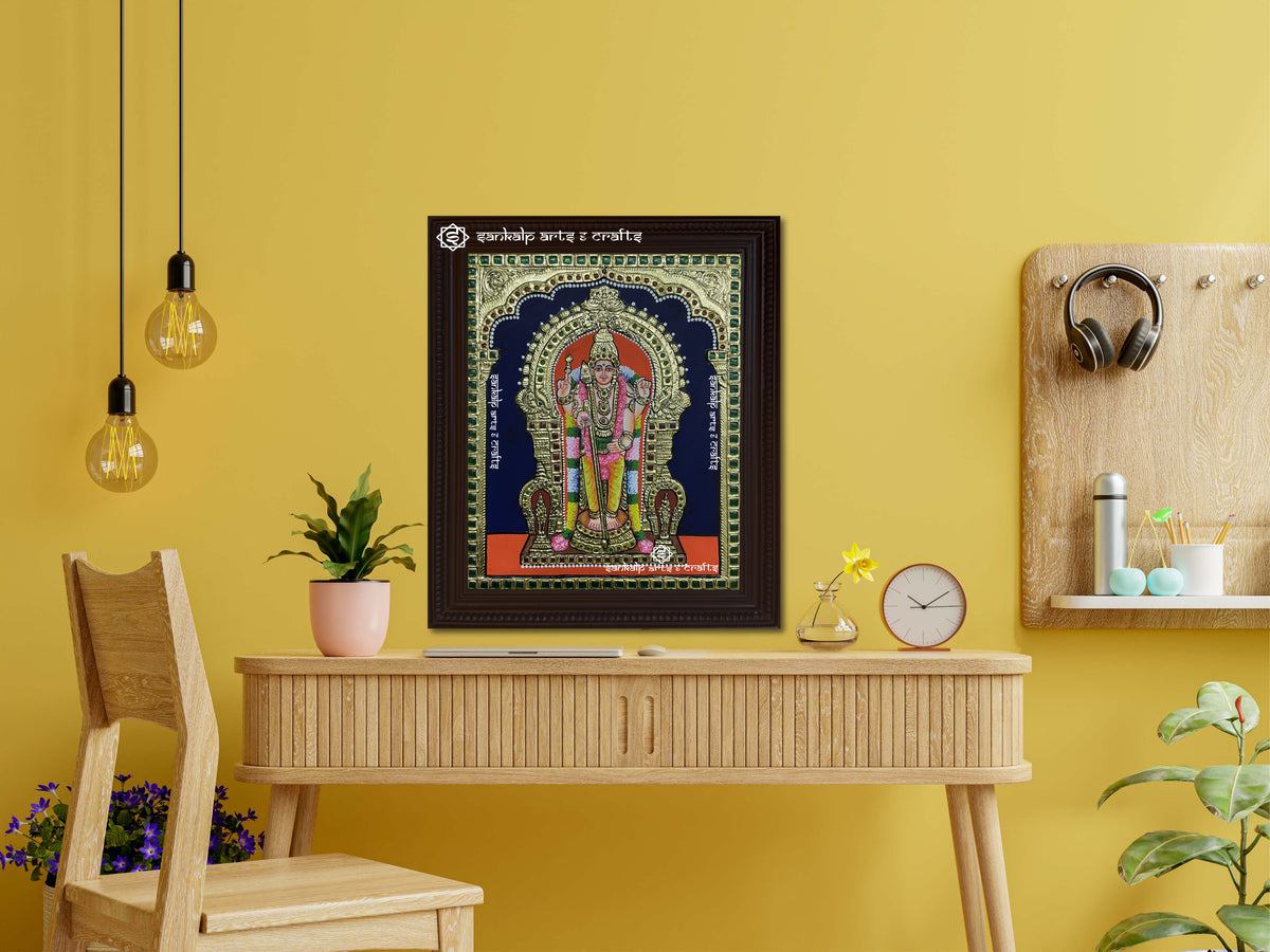 Thiruchendur Murugan Tanjore Painting