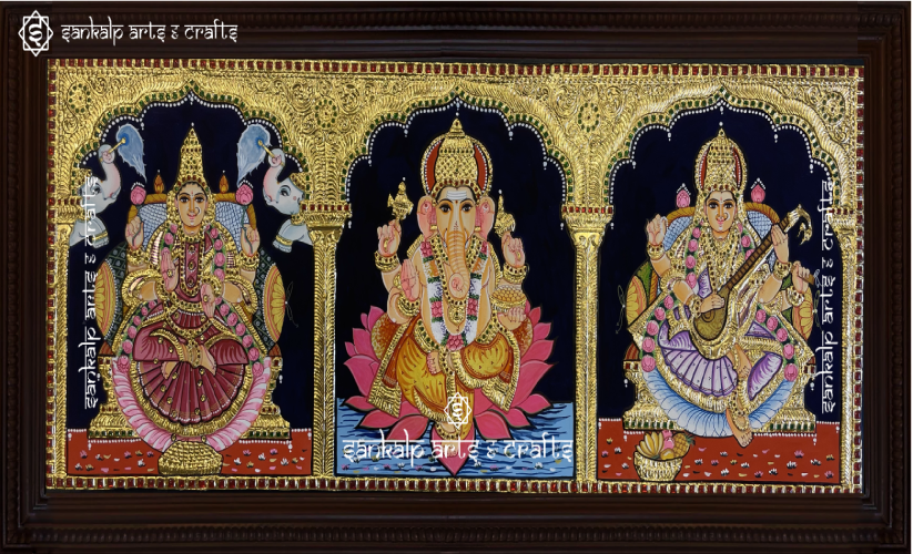 Pooja room tanjore painting - custom order
