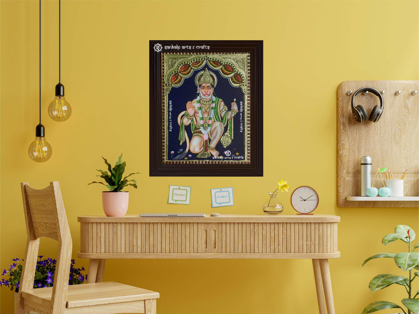 Hanuman Tanjore Painting
