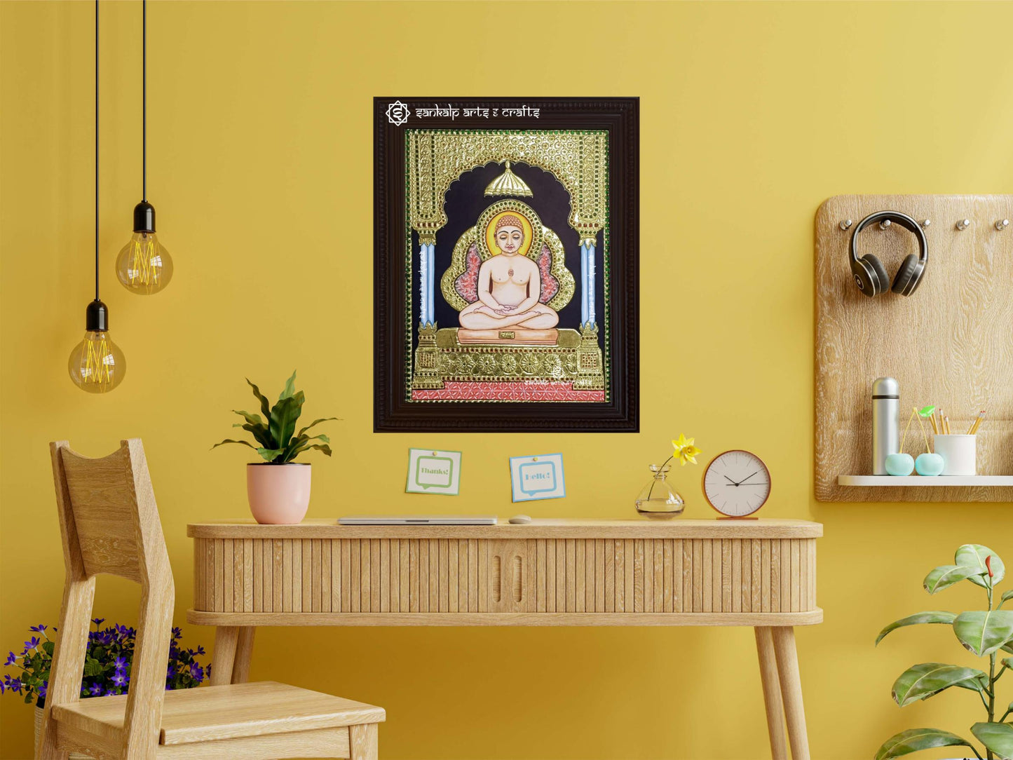 Mahaveer Jain Tanjore Painting