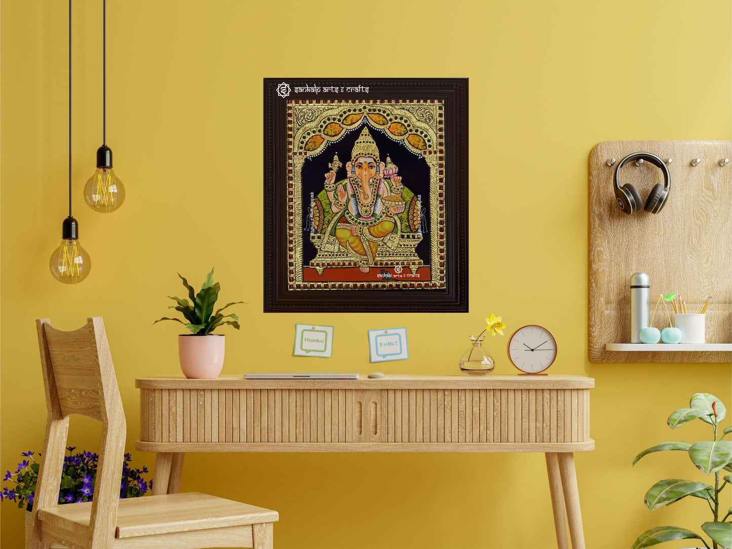 Ganesha Tanjore Painting