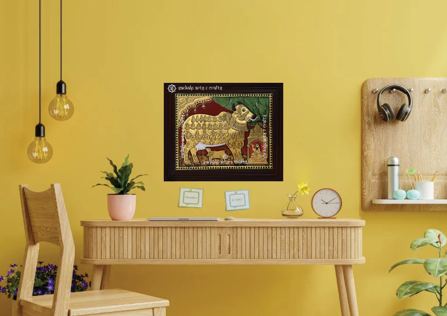 Kamadhenu Tanjore Painting