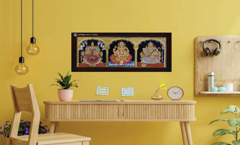 Pooja Room Tanjore Painting - Custom Order