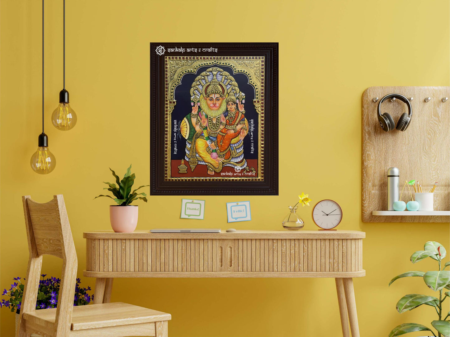 Lakshmi Narasimha Tanjore Painting