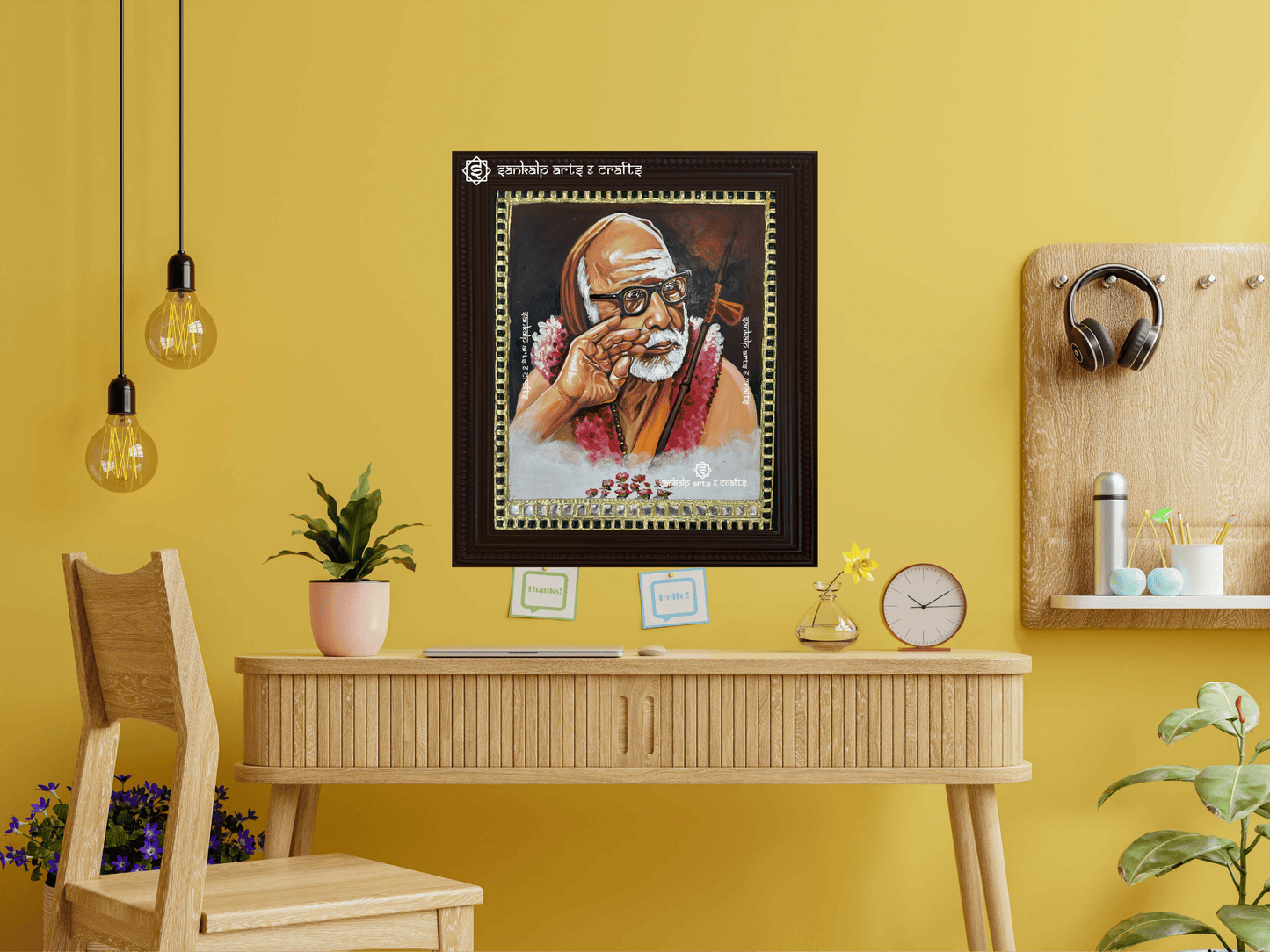 Maha Periyava Tanjore Painting