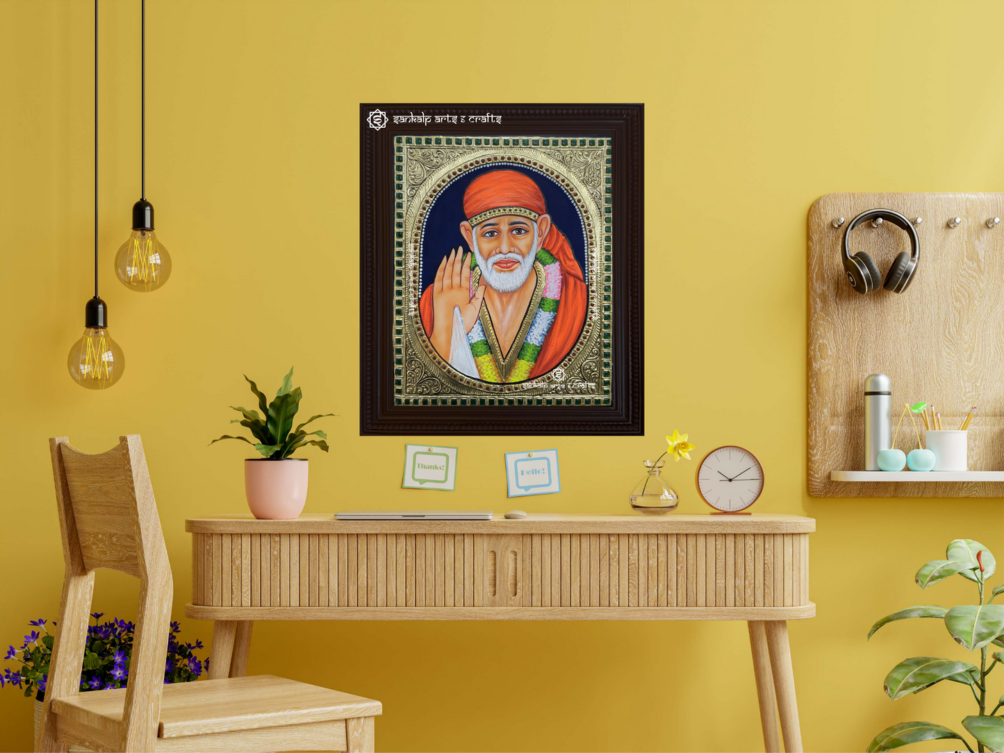 Saibaba Tanjore Painting