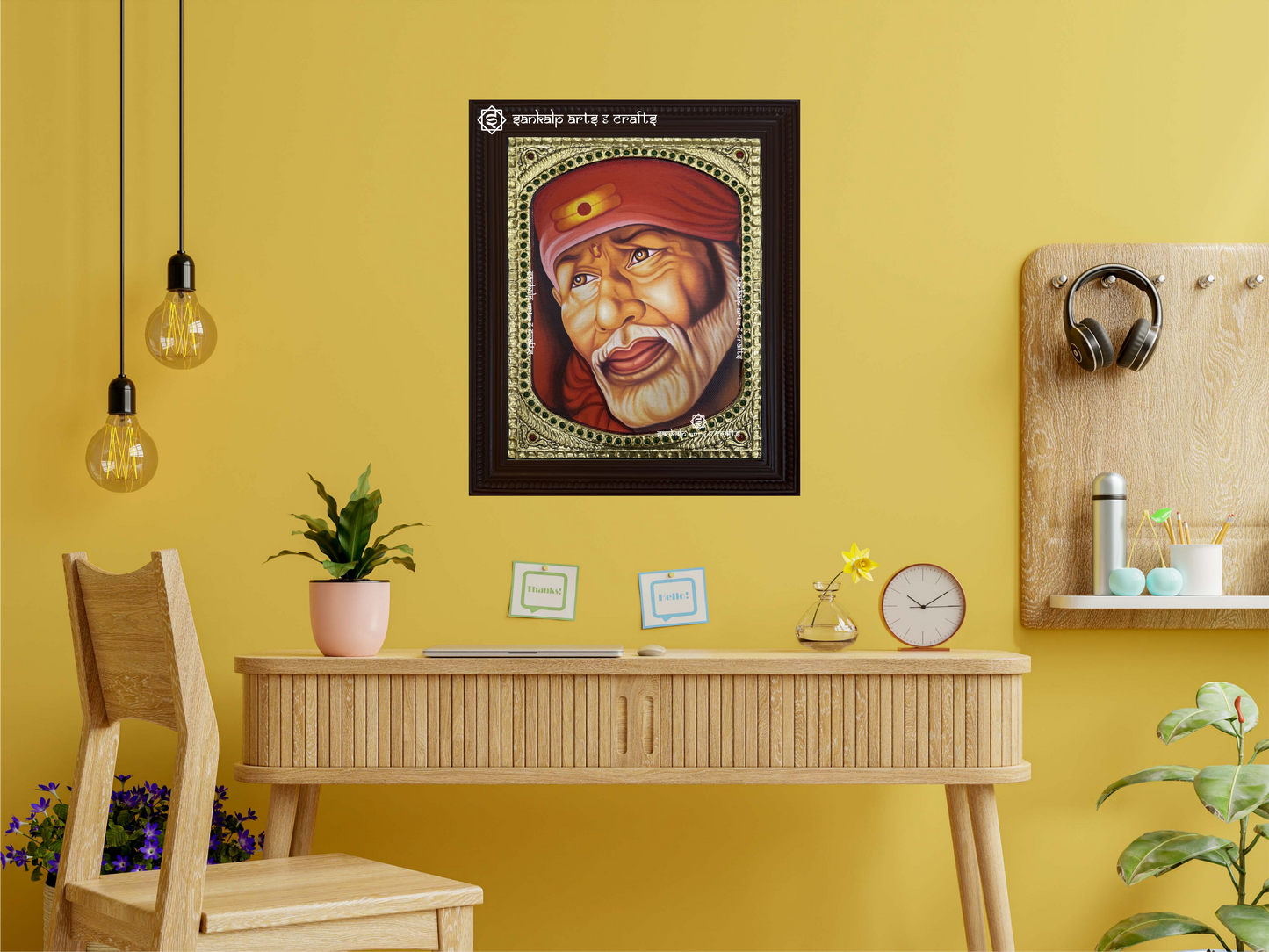 Saibaba Tanjore Painting