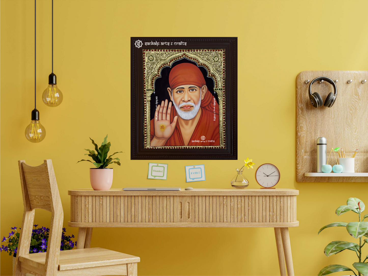 Saibaba Tanjore Painting