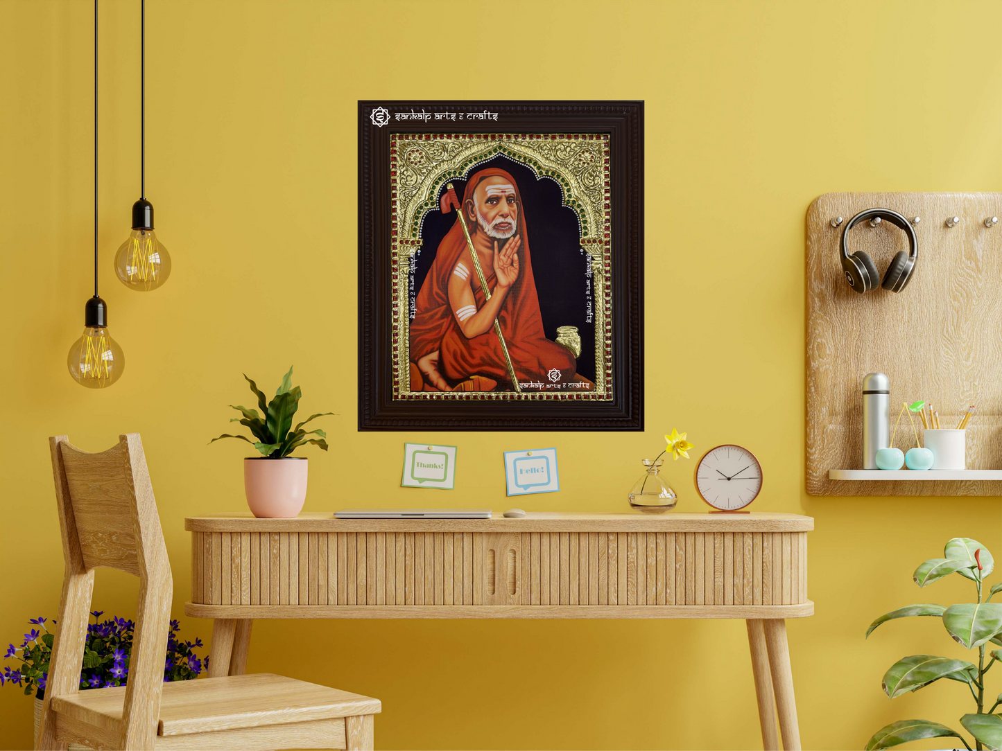 Maha Periyava Tanjore Painting