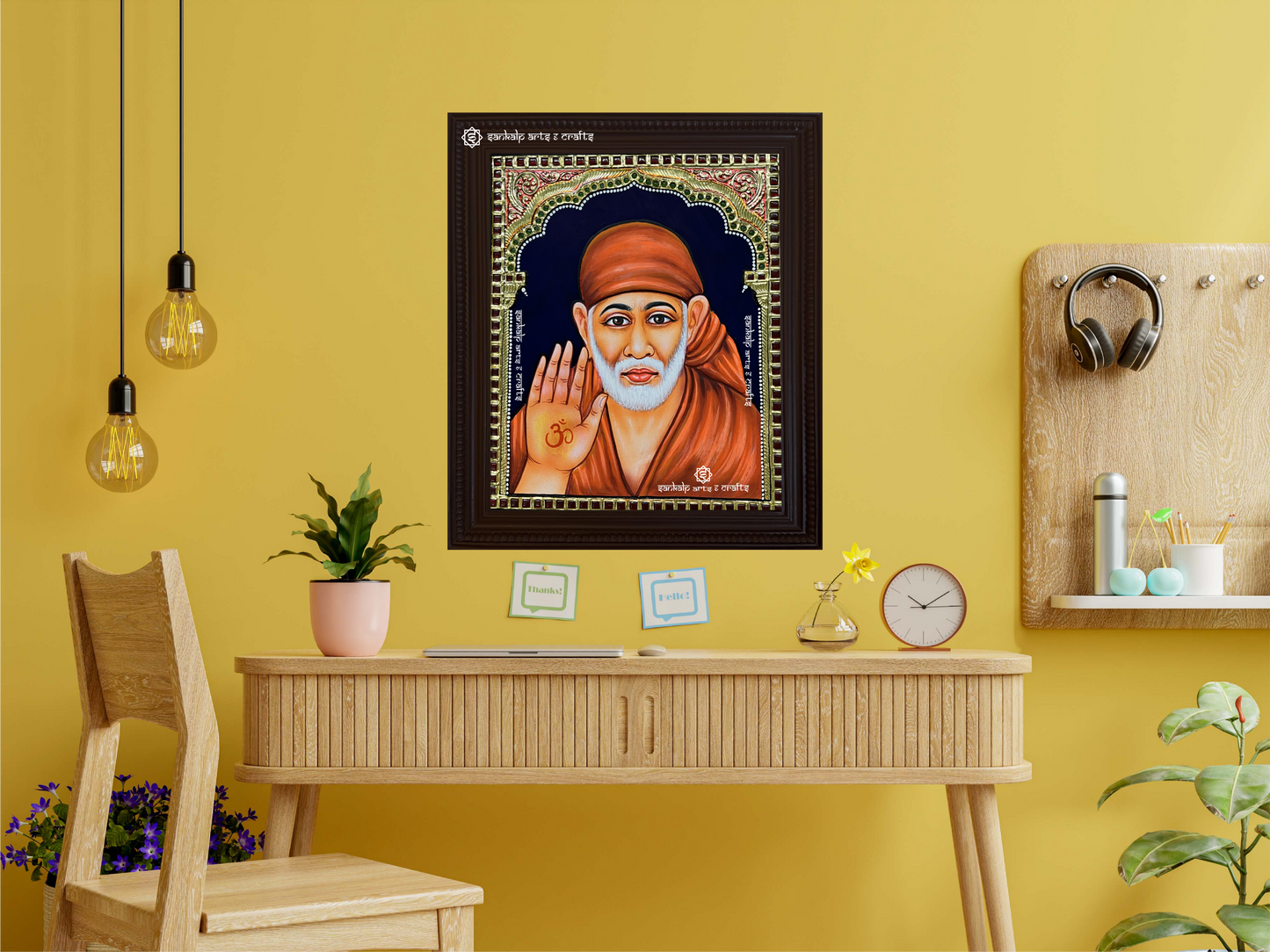 Saibaba Tanjore Painting