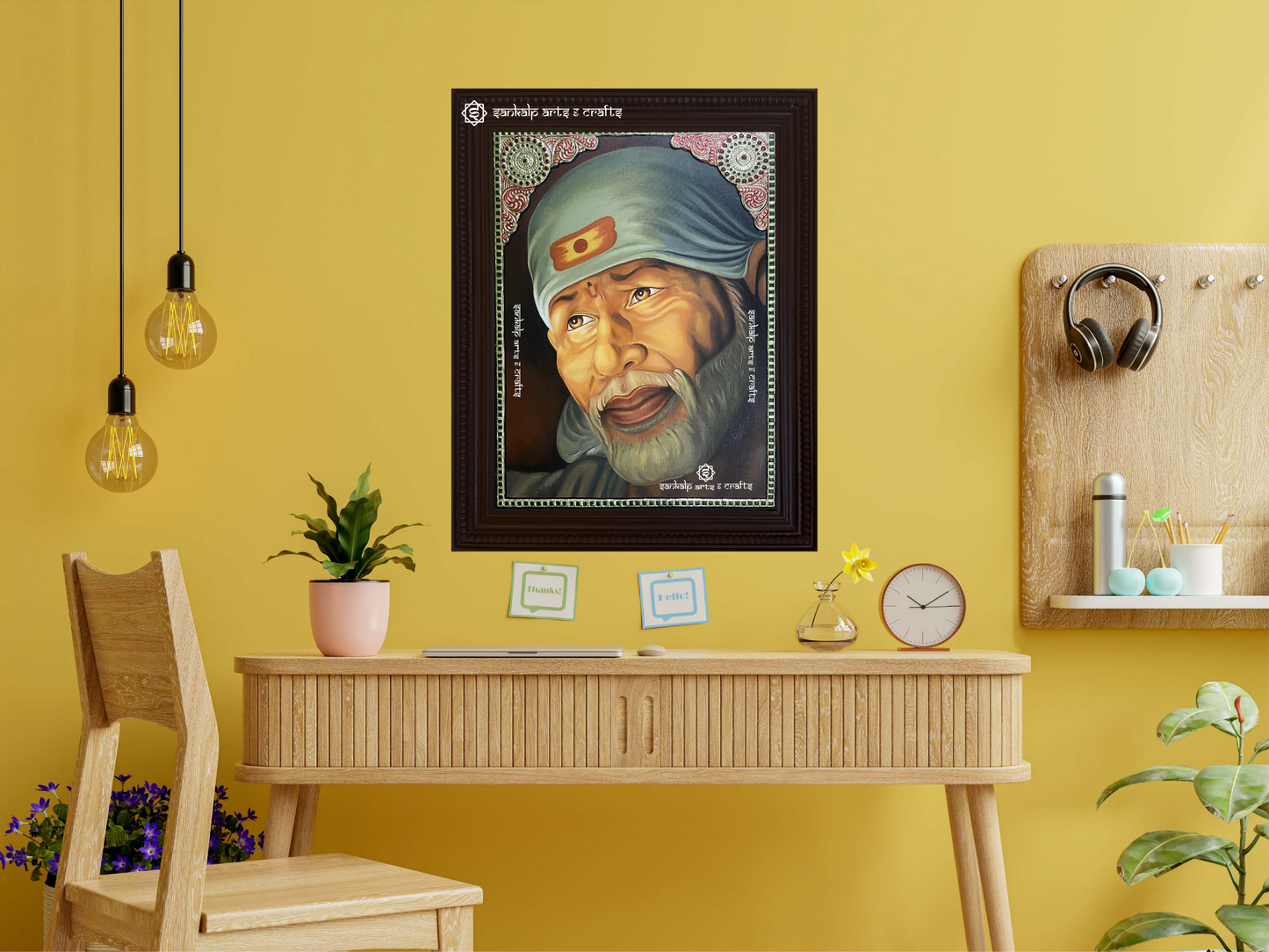 Saibaba Tanjore Painting