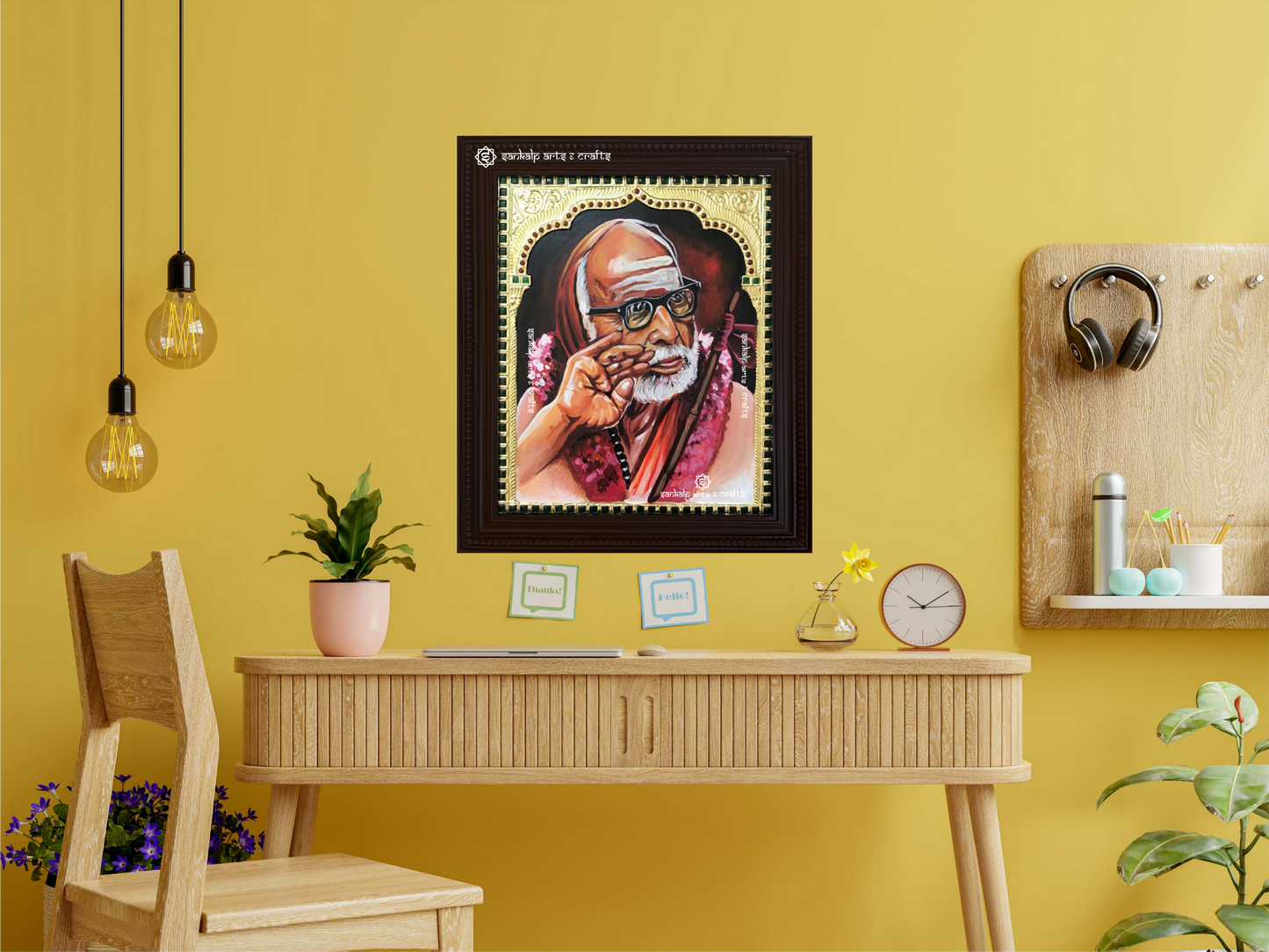 Maha Periyava Tanjore Painting