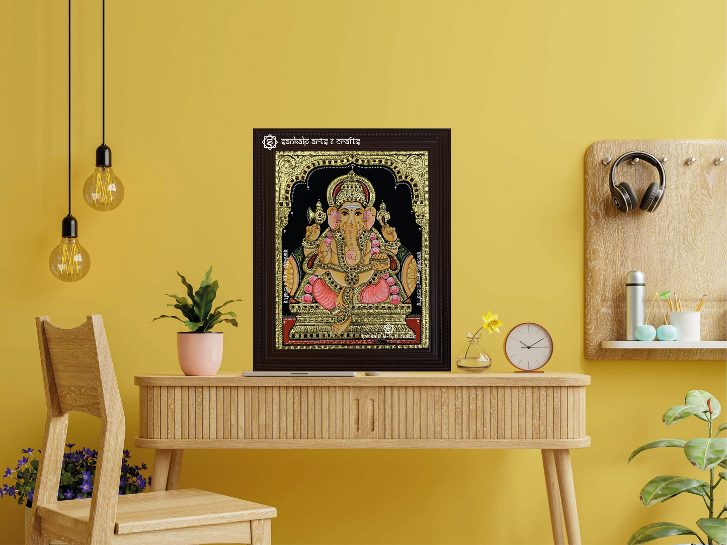 Ganesha Tanjore Painting