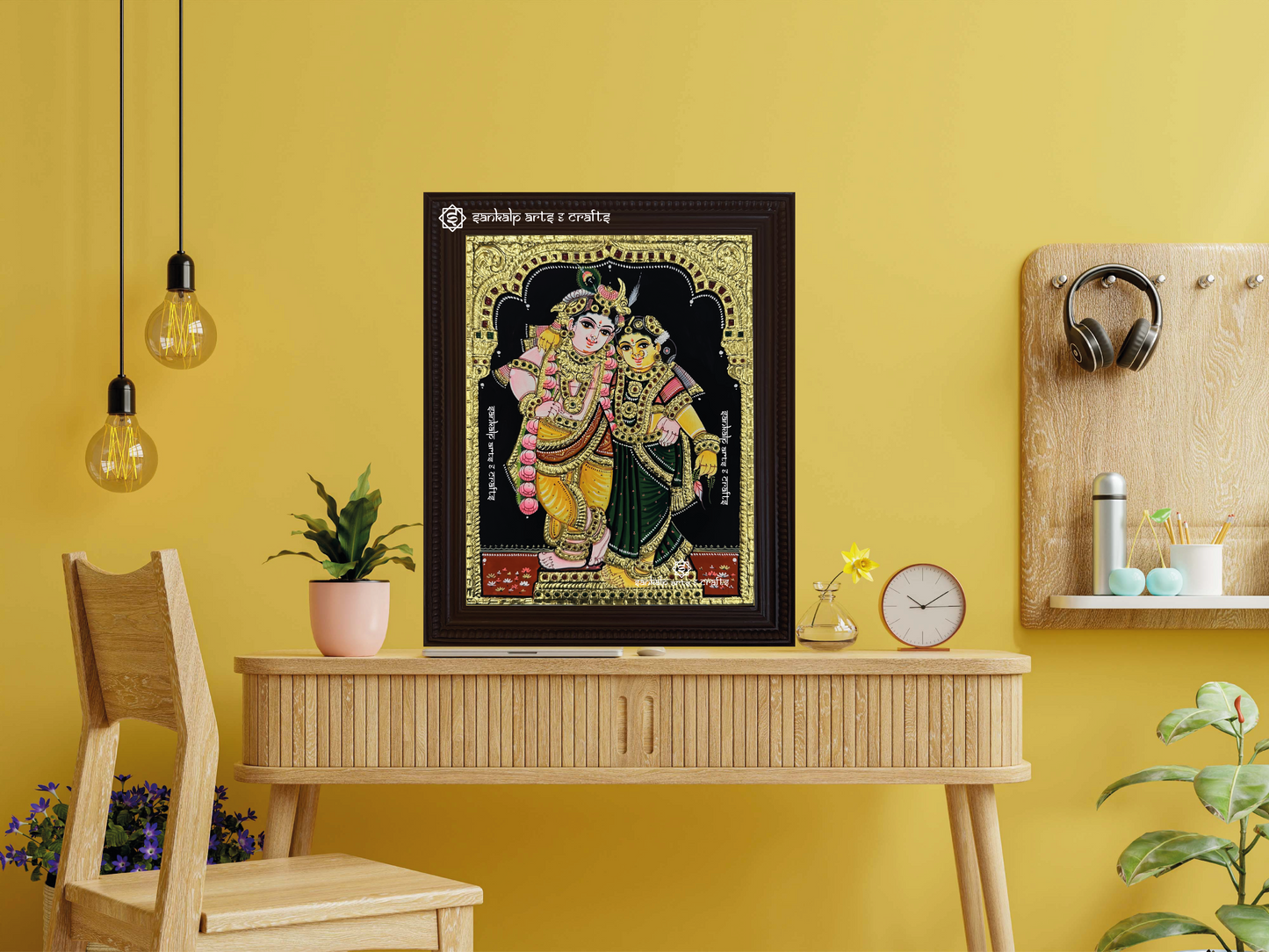 Radhe Krishna Tanjore Painting