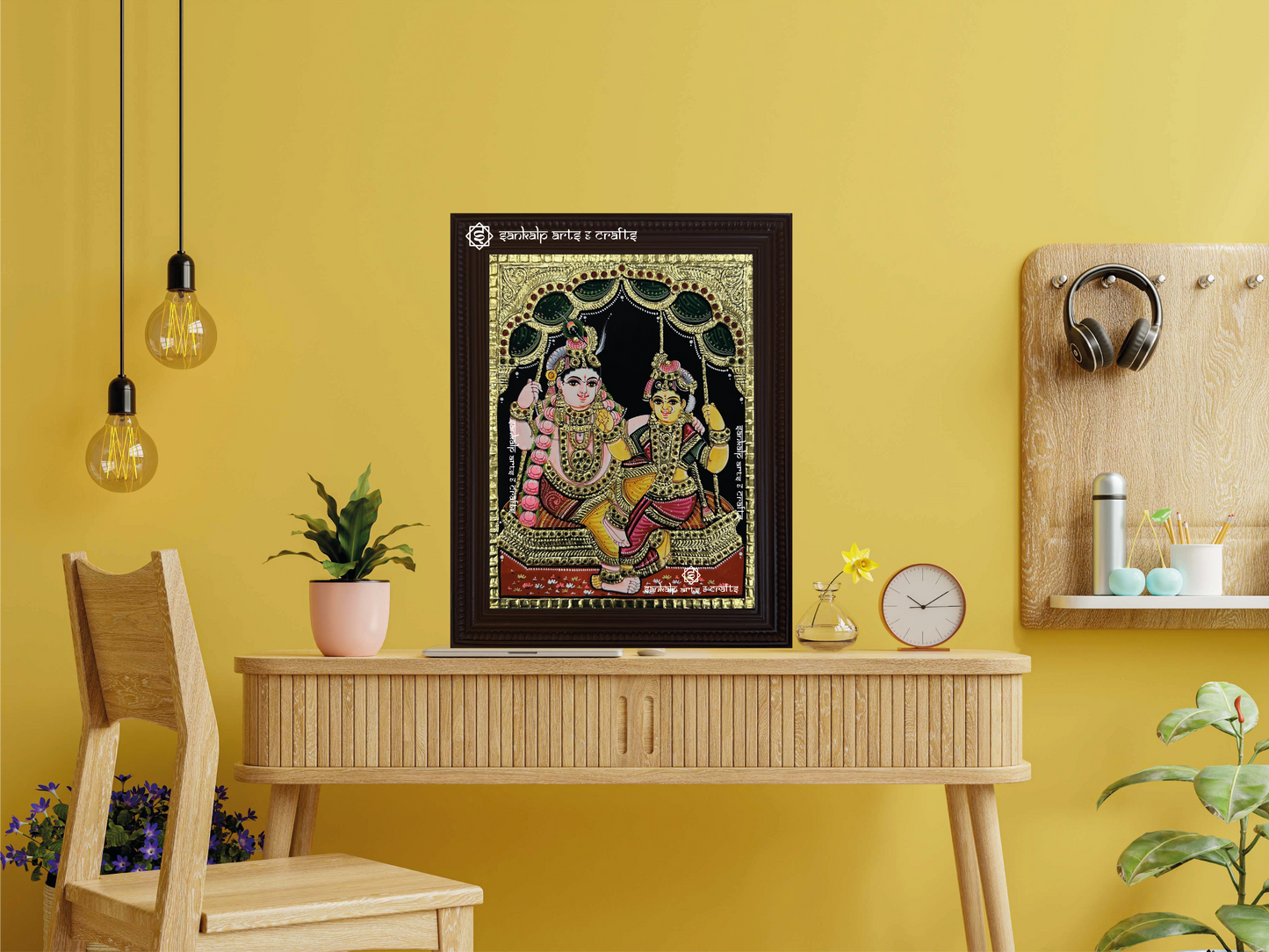 Radhe Krishna Tanjore Painting
