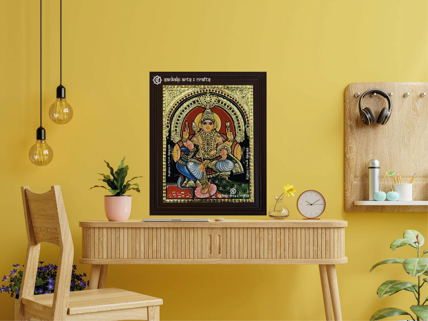 Murugan Tanjore Painting