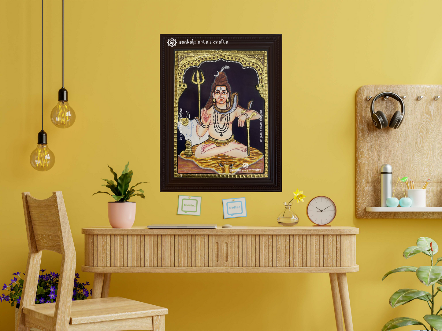 Shiva Tanjore Painting