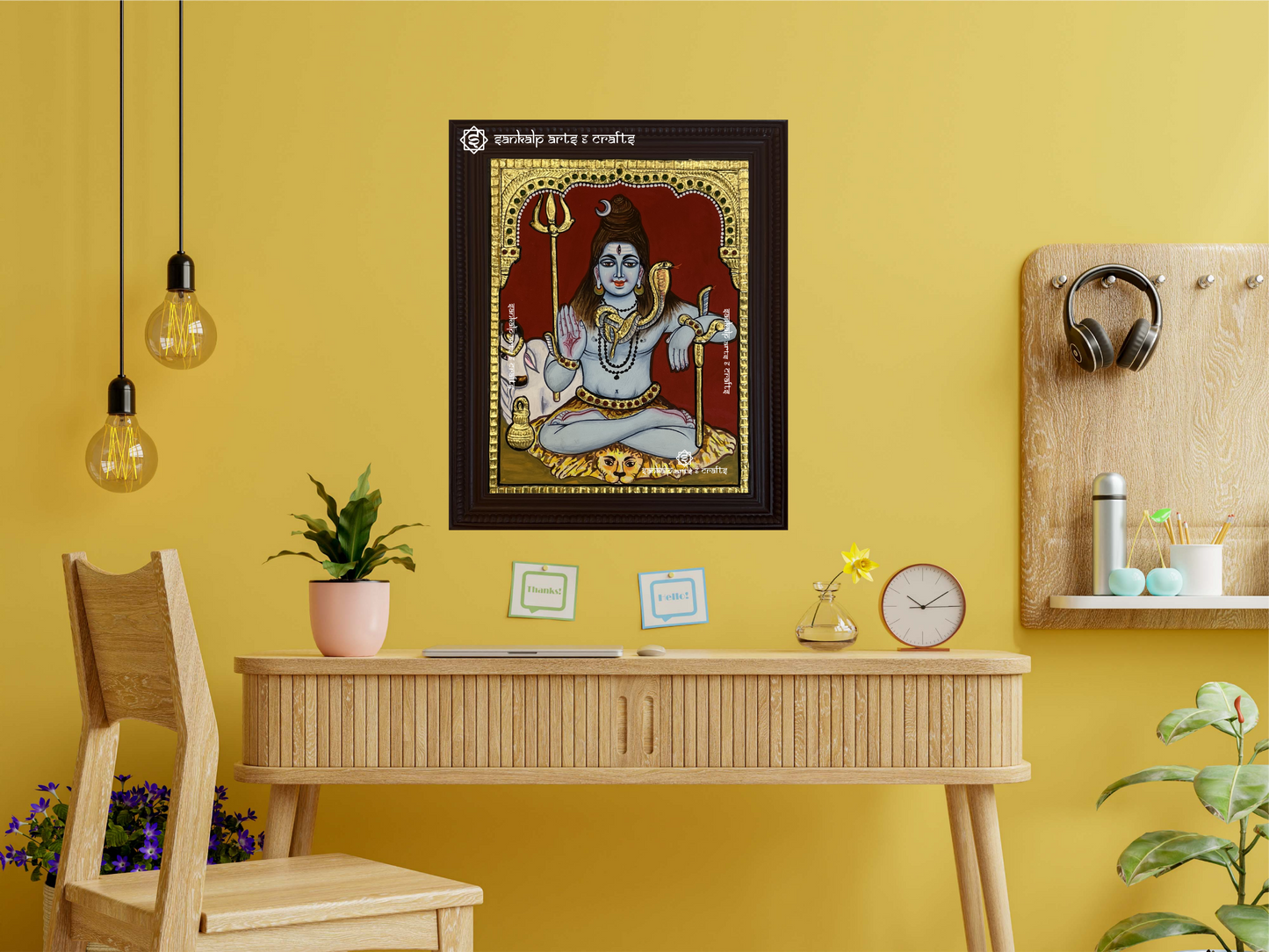 Shiva Tanjore Painting