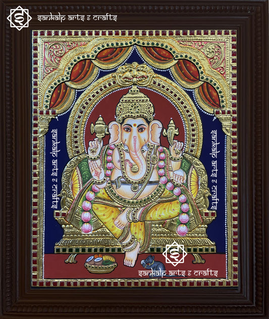 Ganesha Tanjore Painting