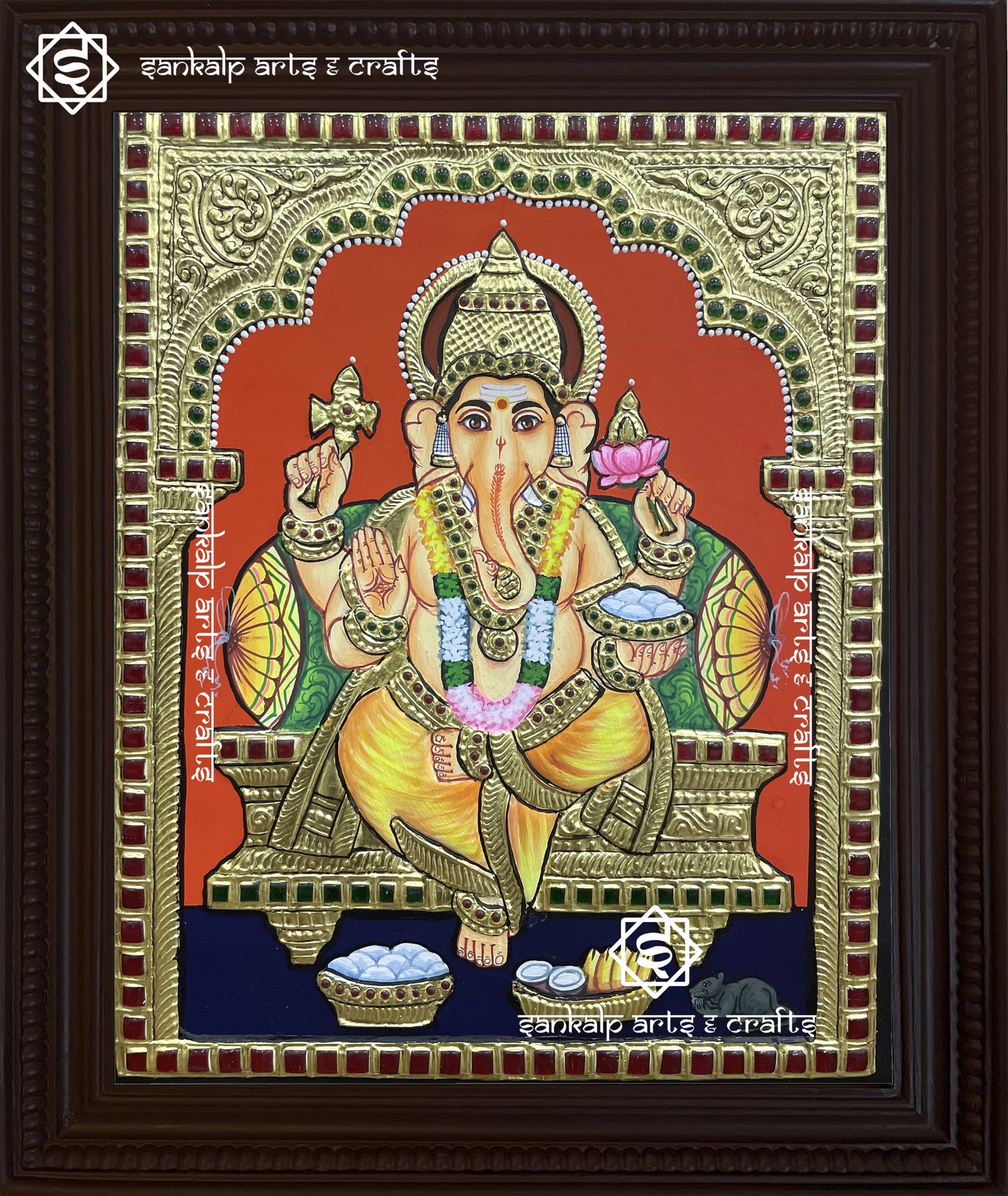 Ganesha Tanjore Painting