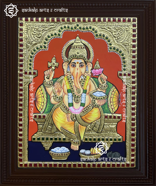 Ganesha Tanjore Painting