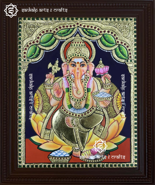 Ganesha Tanjore Painting