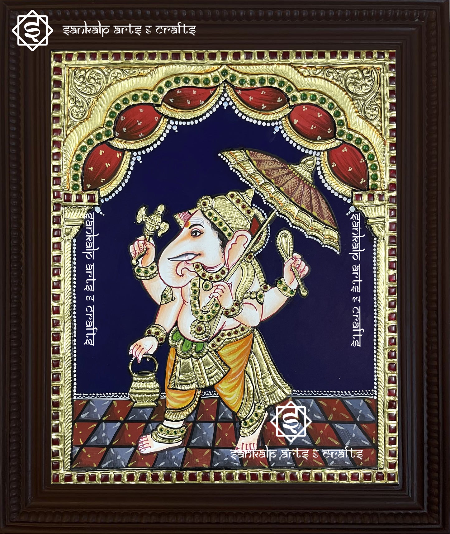 Kodai Vinagayar Tanjore Painting