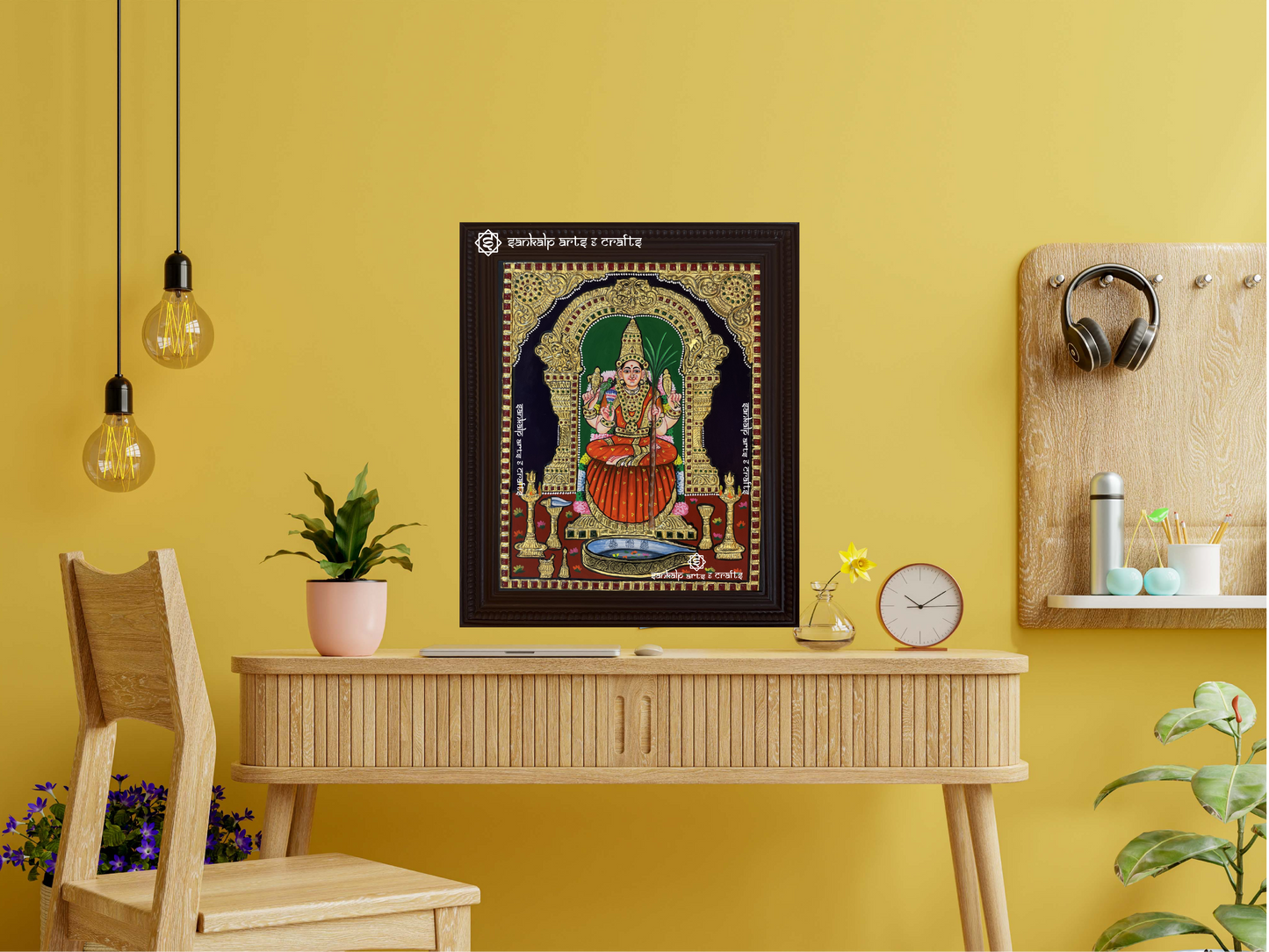 Kamakshi Amman Tanjore Painting