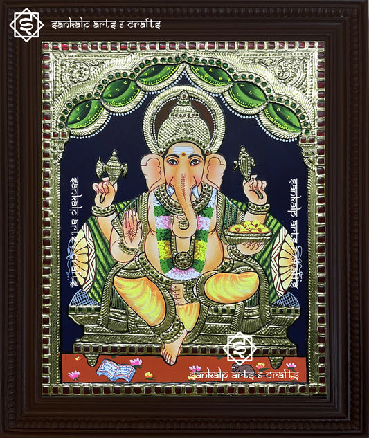 Ganesha Tanjore Painting