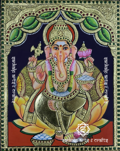 Ganesha Tanjore Painting