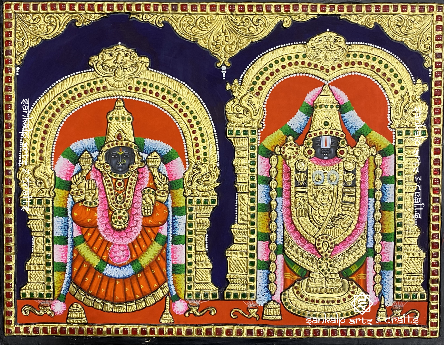 Balaji Thayar Tanjore Painting