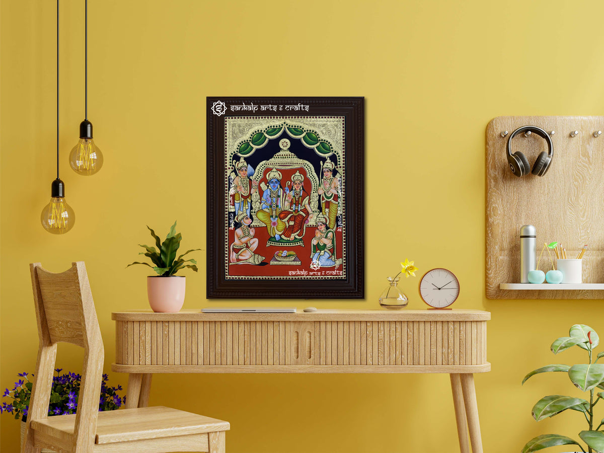 Ram Darbar Tanjore Painting