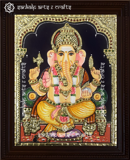 Ganesha tanjore painting