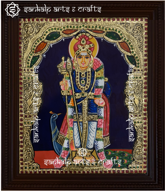 Palani Murugan Tanjore Painting