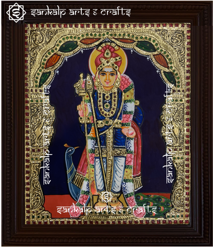 Palani Murugan Tanjore Painting