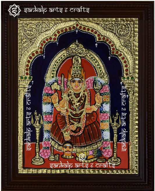 Angalamman tanjore painting
