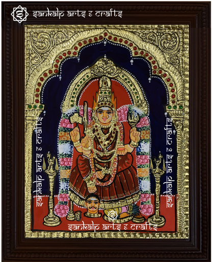 Angalamman tanjore painting